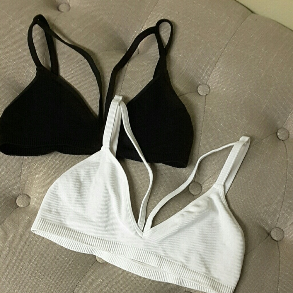 Pair of Free People Keira seamless bralette
